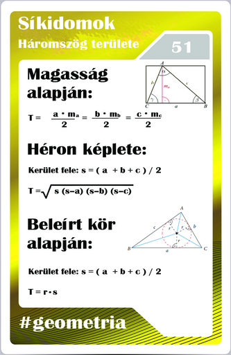 Geometria - Háromszög területe
