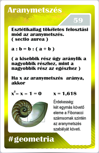 Geometria - Aranymetszés