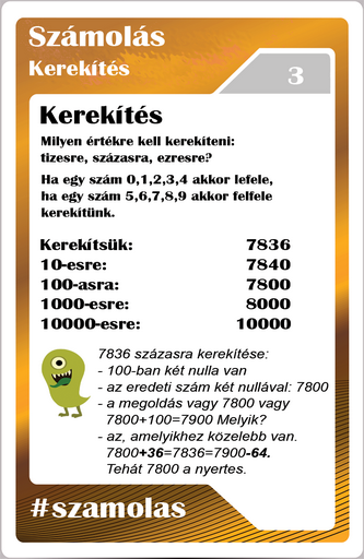 Számolás - Kerekítés
