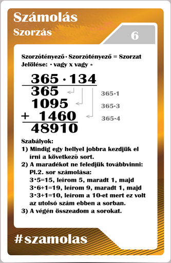 Számolás - Szorzás