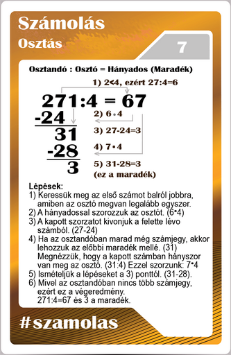 Számolás - Osztás