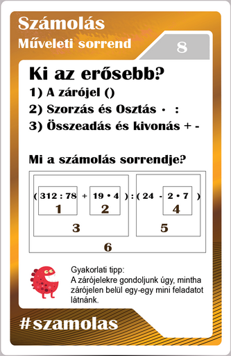 Számolás - Műveleti sorrend