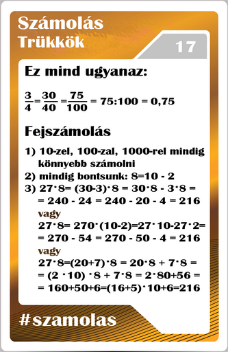 Számolás - Fejszámolás