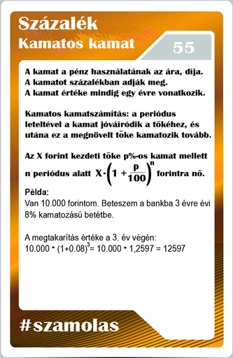 Számolás - Kamatos kamat
